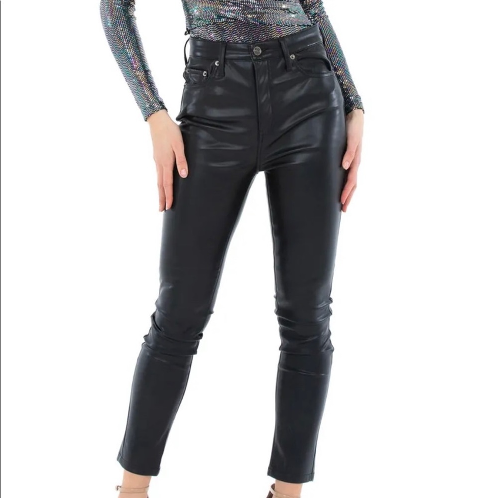 Pistola- ALINE VEGAN LEATHER HIGH RISE